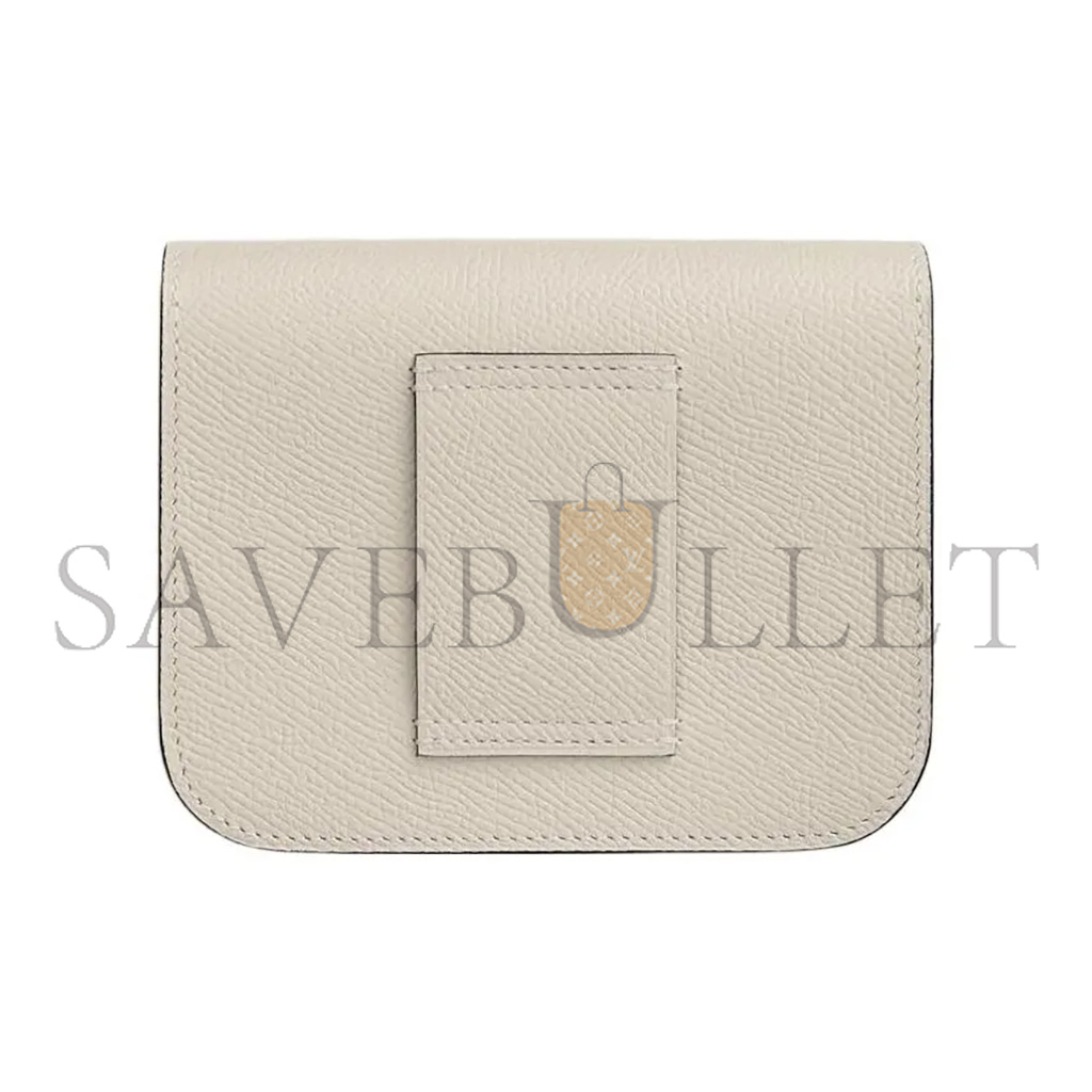 H**mes master constance slim epsom h082060ck10(12.4*10.2*3cm)